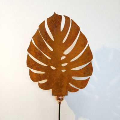 Wandlamp Monstera Ongelakt