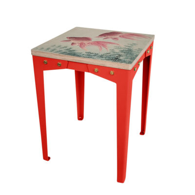 Kruk of Bijzettafel Goudvissen_Rood