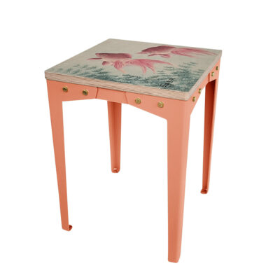 Kruk of Bijzettafel Goudvissen_Roze