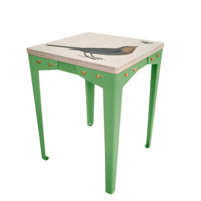 Kruk of Bijzettafel Roodborstje Groen