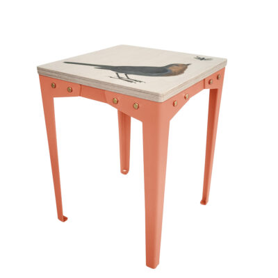 Kruk of Bijzettafel Roodborstje Roze