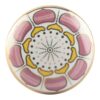 Pink Wheel Flower Ceramic