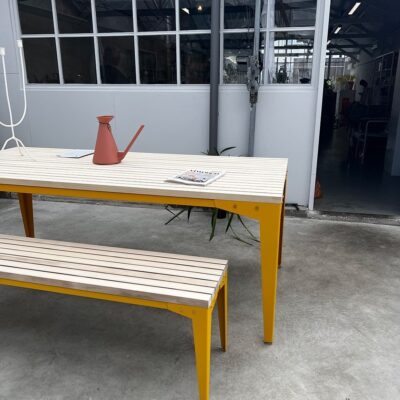 Buitentafel Accoya en Bankje