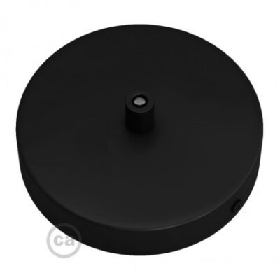 Plafondkap Zwart Metaal_1