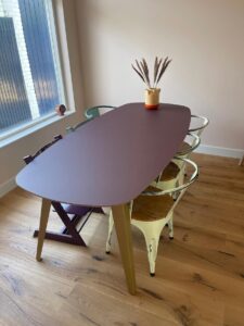 Burgundy met Ral 1036