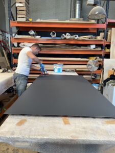 Werkplaats Verlijmen Linoleum