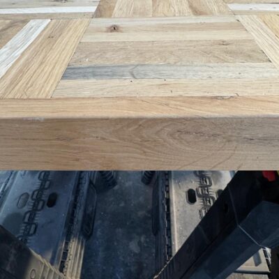 Alternative view of Blad Eikenhout voor bistrotafeltje ( 68,5 bij 68,5)