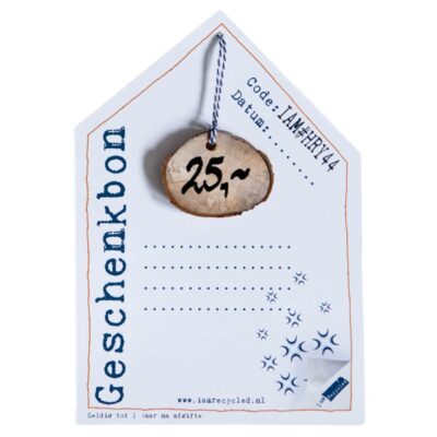 Geschenkbon vanaf €10,-